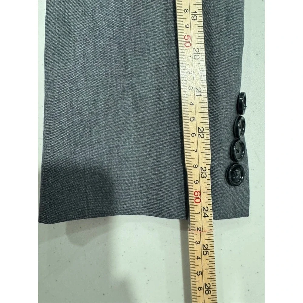 J. Crew Men Grey Loro Piana Wool Ludlow Blazer Pant Suit 36S 31